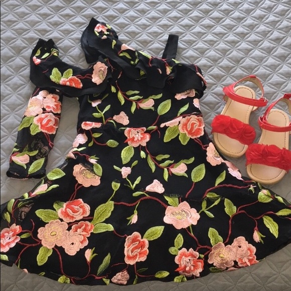 bardot flower girl dress